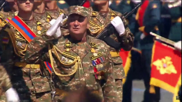 ՀՀ զինծառայողների ելույթը Մոսկվայում՝ Հաղթանակի 75-ամյակին նվիրված զորահանդեսին